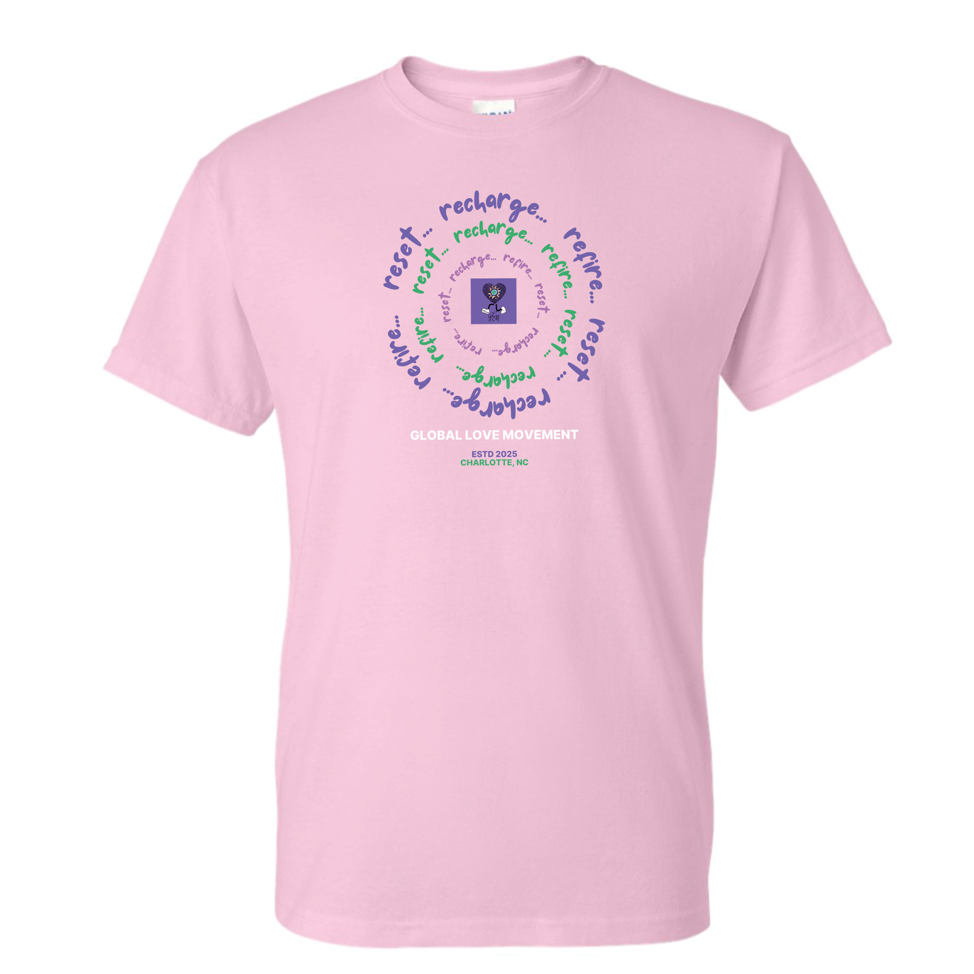 GLM (pnk,grn,prpl) Short Sleeve