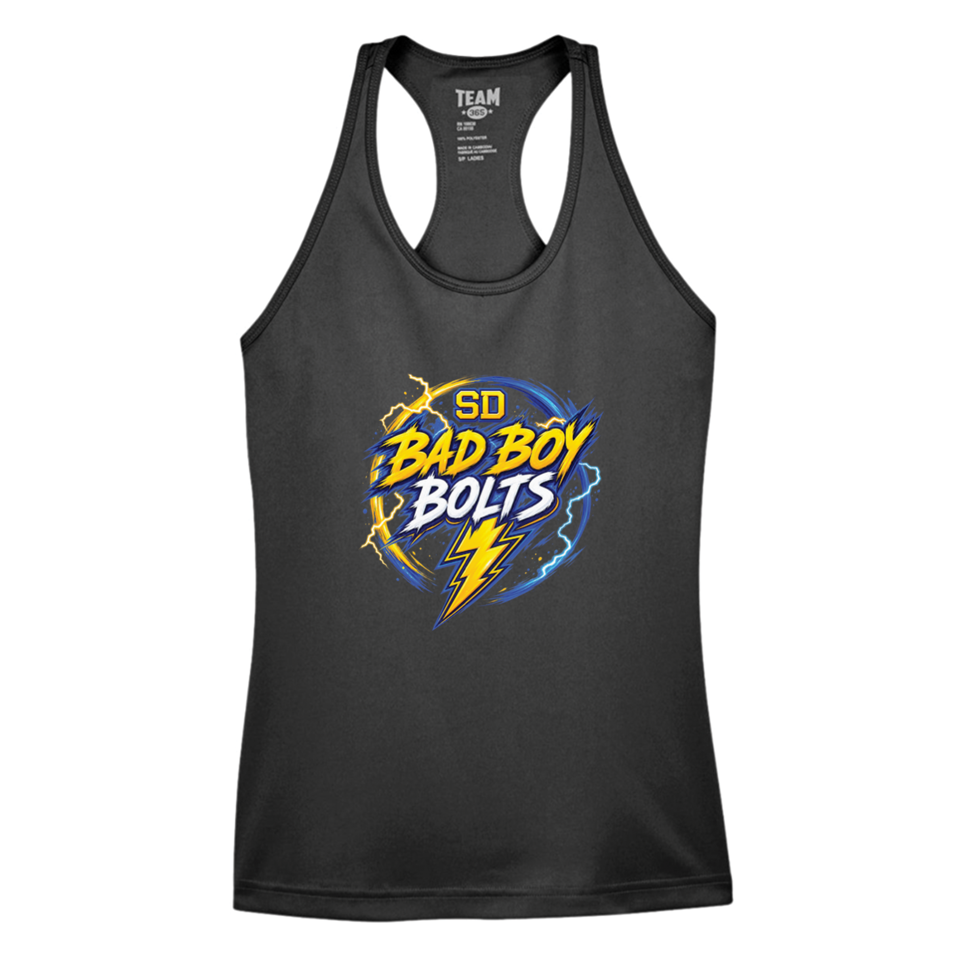 SD Bolt Women's Performance Racerback Tank
