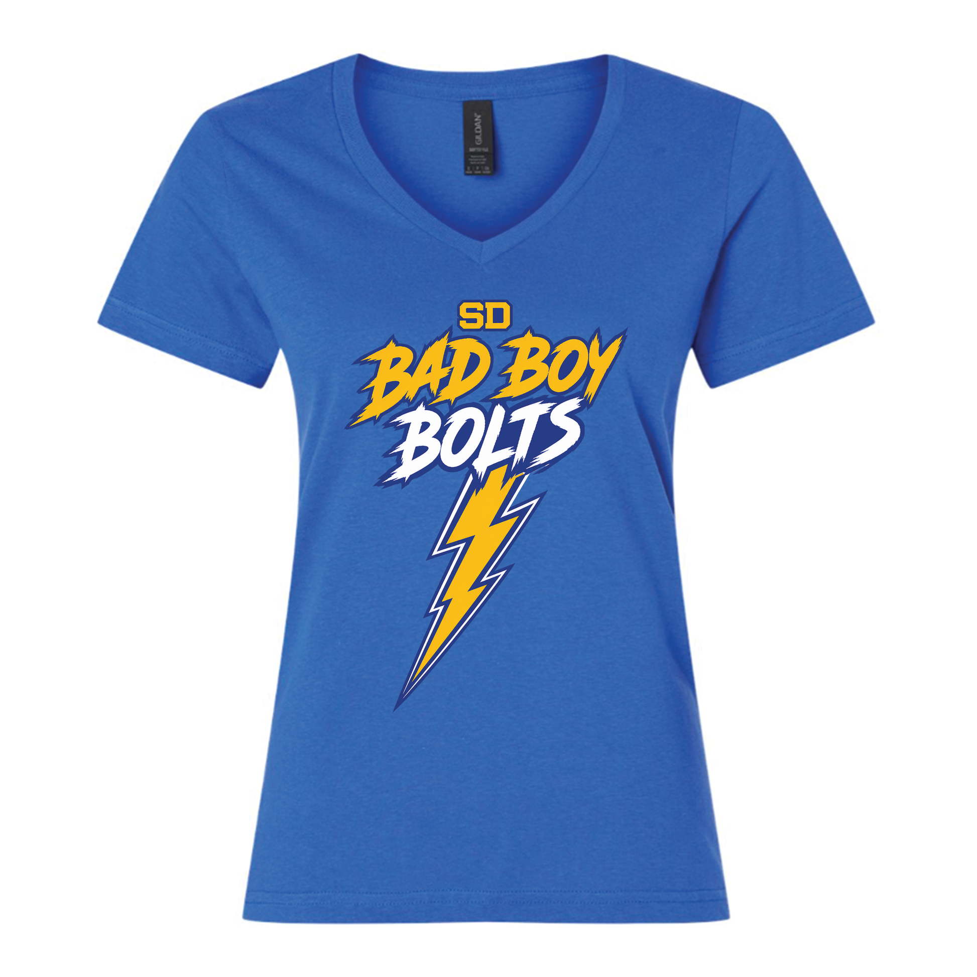 SD Bolt Women's V-neck